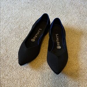 Rothy's Women's Black Point Flats